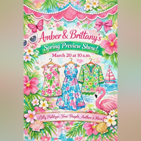 Lilly Pulitzer Dresses & Skirts - 3/20/26 LILLY PULITZER LIVE SHOW FLYER